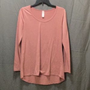 Long sleeve pink shirt